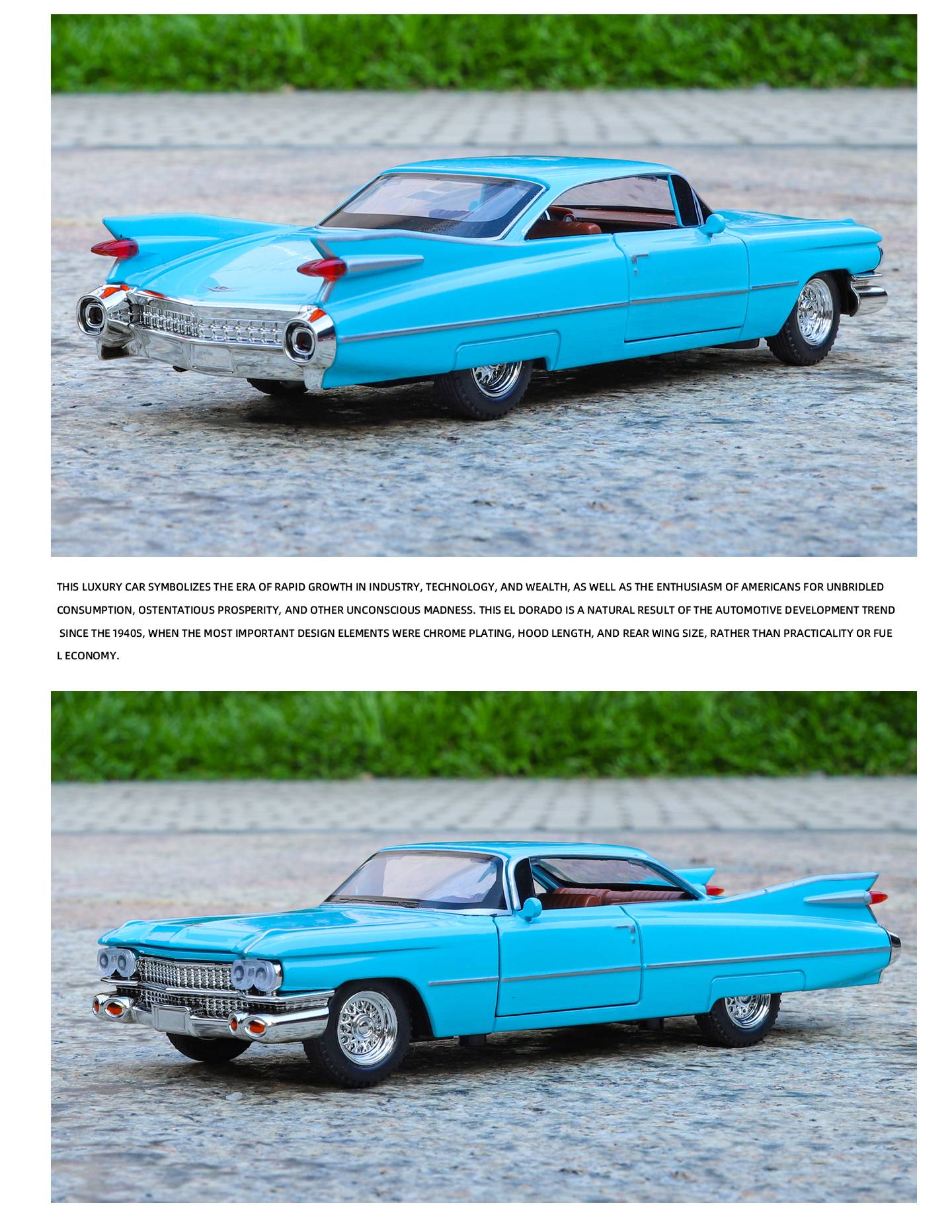 1:32 Cadillac Eldorado Biarritz Carro Clássico Retrô Liga Metálica Diecast Modelo de Carro Veículo em Miniatura Alta Simulação Presente Namorado