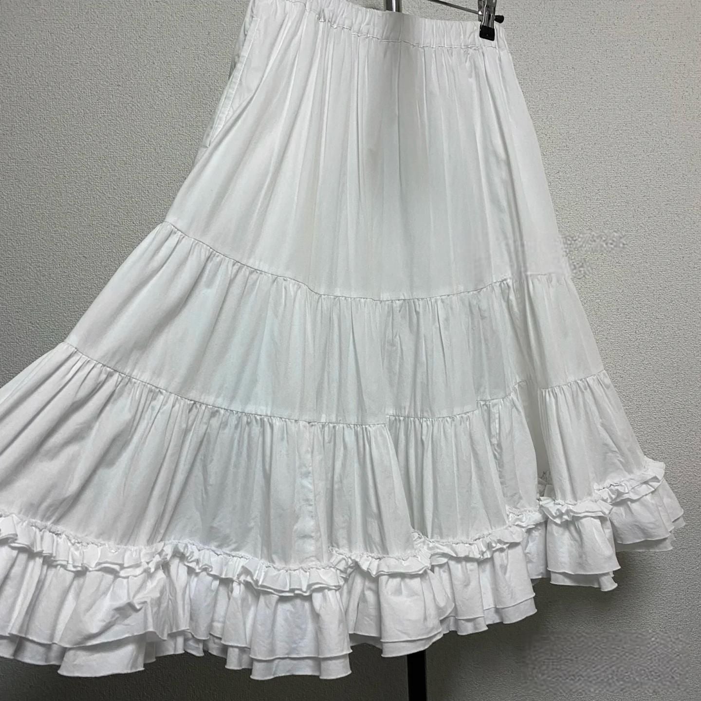 25 Spring/Summer New Style Lace Elastic Waist Mid-Cut Skirt High-Waist A-Line Cake-style Long Dress Women's Style