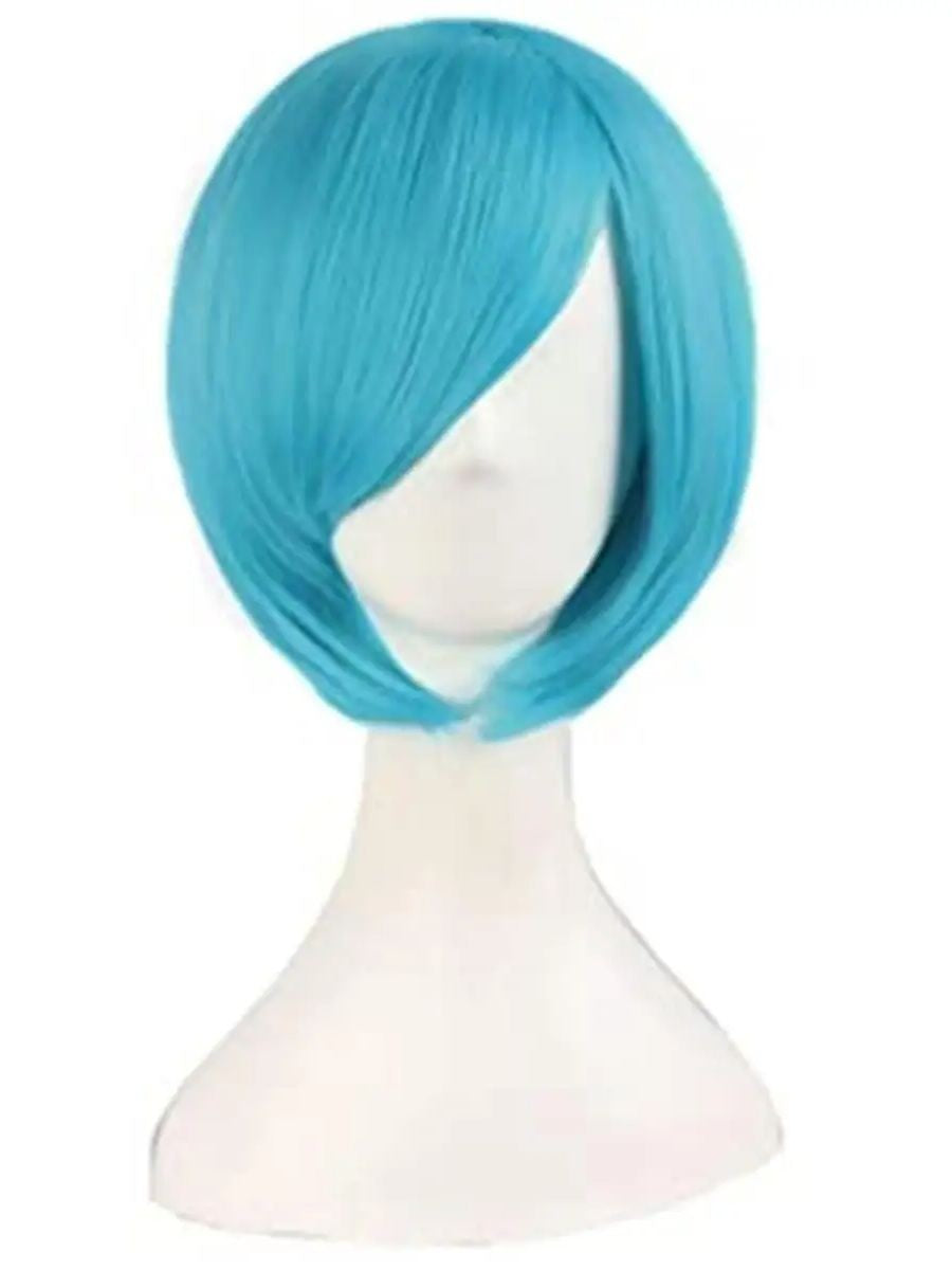 Blue Straight Hair Detachable Hatsune Miku Cosplay Anime Heat Resistant Synthetic Wig Birthday Gift Anime Party