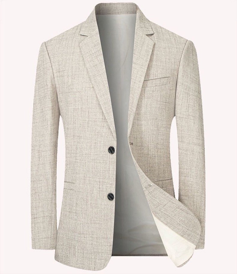 2025 New Men's Suit Jacket Thin Blazers Spring Autumn Solid Business Casual Suit Jacket Men Clothing  Blazer Hombre Coats
