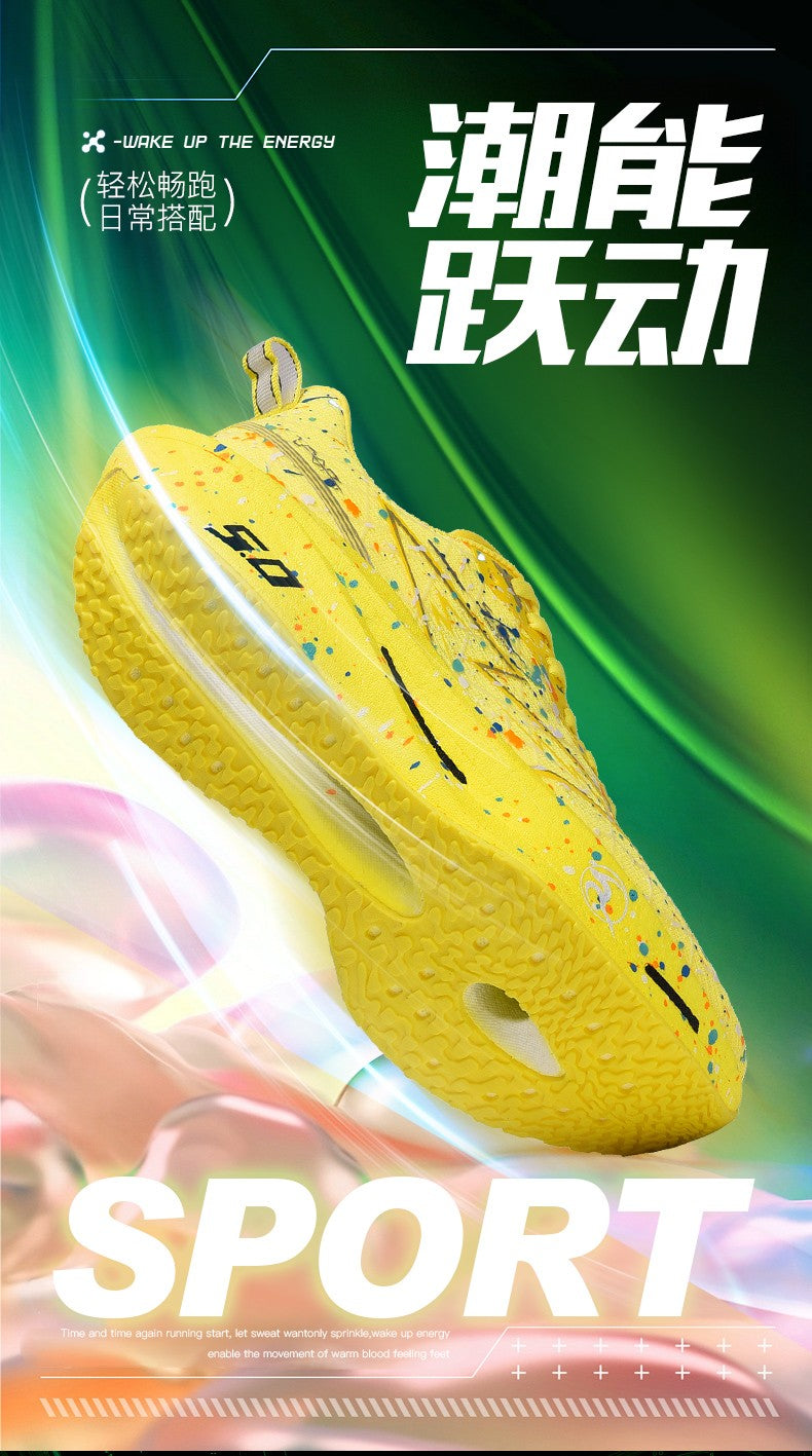 Air Cushion Carbon Plate Running Shoes Jogging Marathon Men Sports Breathable Lightweight Comfortable Nonskid Casual Sneakers