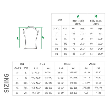 WOSAWE Cycling Jersey Set Winter Spring Vest Pants Sleeveless MTB Bicycle Clothing Warm Bike Jackets Thermal Fleece Suit