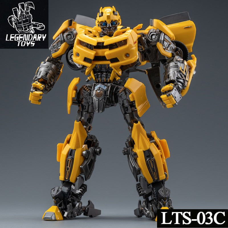 Brinquedo Transformers Hornet Warrior Bumblebee LTS03C 18CM Autobots Boneco de Ação