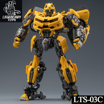 Brinquedo Transformers Hornet Warrior Bumblebee LTS03C 18CM Autobots Boneco de Ação