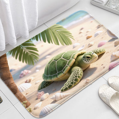 Pink jellyfish pattern bathroom floor mat, water absorbing small carpet, toilet seat mat, decorative mat, machine washable