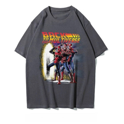 Marvel Teaches The Real Spider-Man To Travel Through The Universe New Marvel Print Summer T-shirts for Men and Women T-shirts
