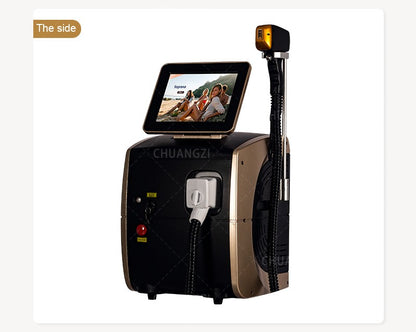 808nm Ice platinum Laser Diode Hair Removal Machine Permanent Best Painless Skin Care Device 3 Wavelength 808 1064 755nm