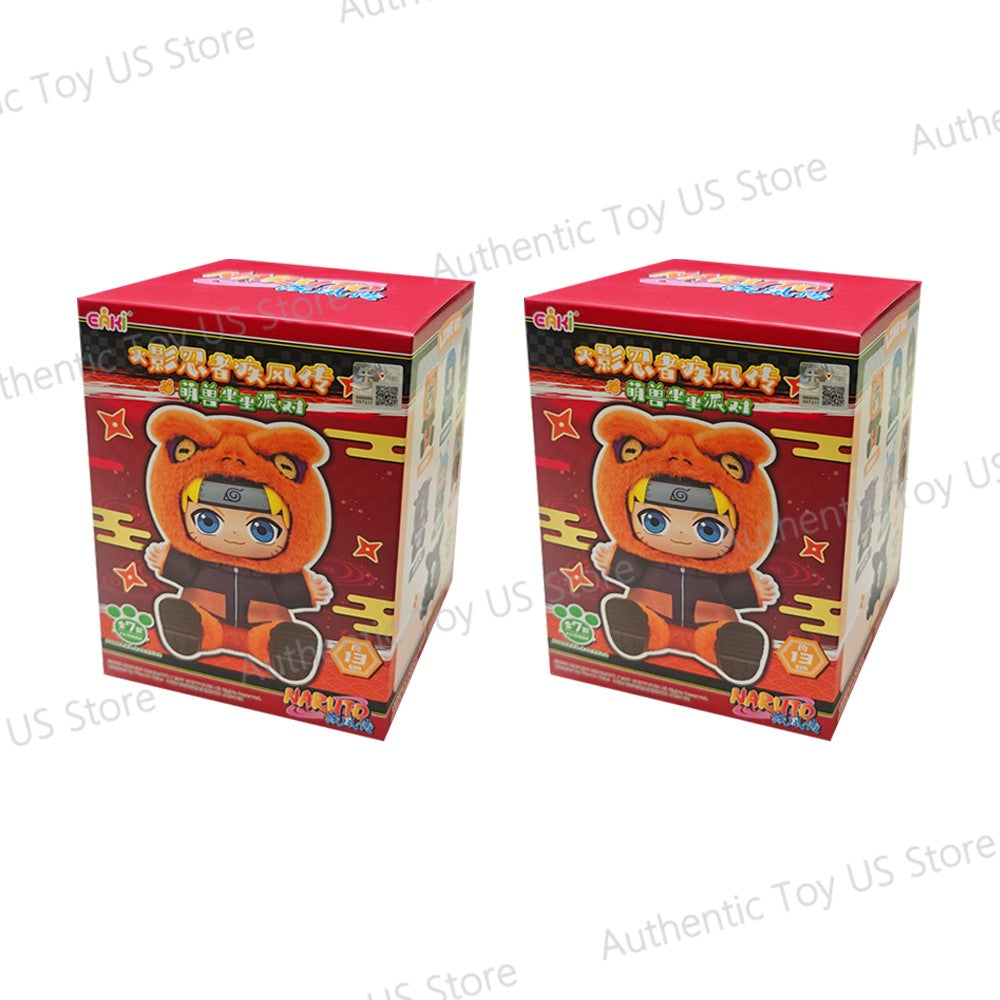 Eaki Naruto V2 Blind Box Shippuden Festa das Feras Pijama Naruto Anime Kawaii Boneco Figura Itachi Uzumaki Presentes Fofos