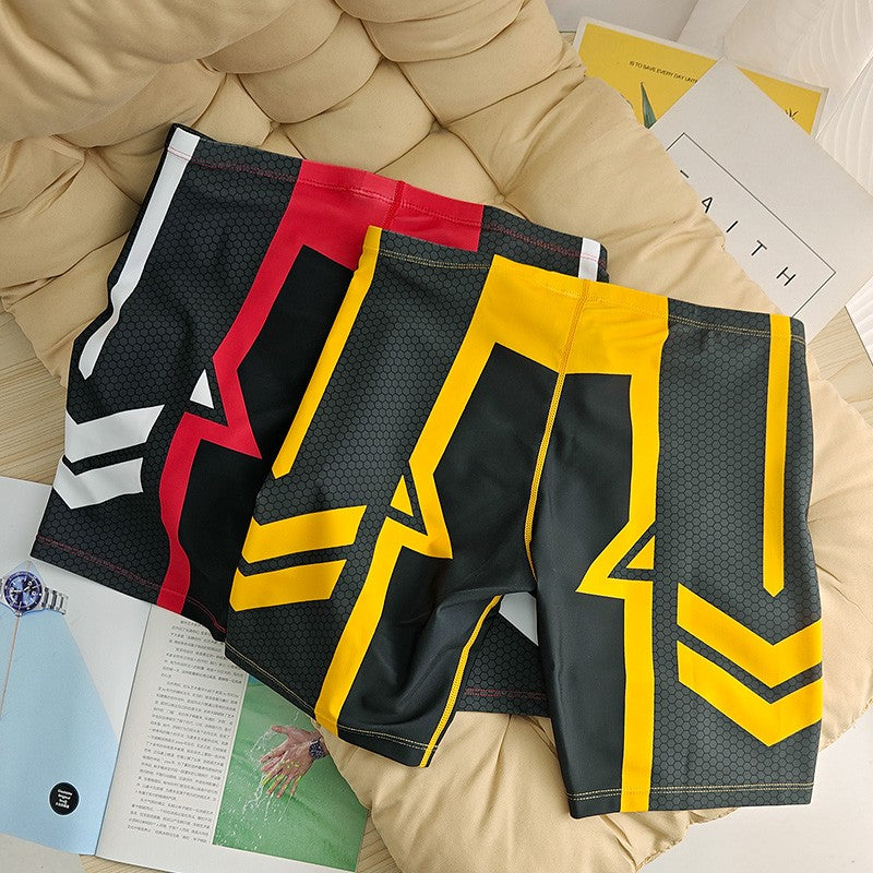 SEOBEAN Men's Low-Waist Boxer Shorts Swimming Trunks Hot Spring Pants Men's Swimsuit Comfortable Briefs Water Sports Gear