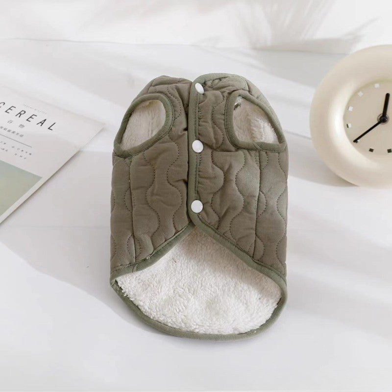 Dog Winter Warm Vest Coat Jacket with D-ring for Small Medium Dogs Puppy Vest Clothes Cotton Pet Jacket Dog Costume ??????