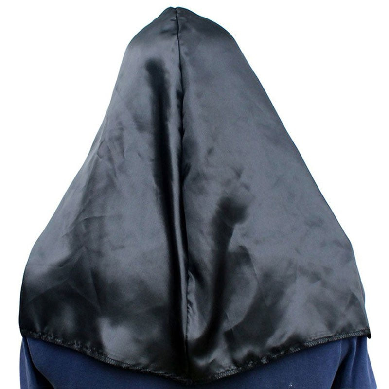 The Horror Scary Nun Latex Mask w/Headscarf Valak Cosplay for Halloween Costume