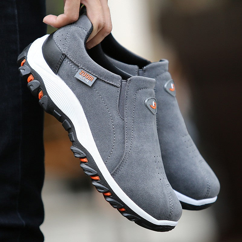 Novos Tênis Casuais Masculinos Ultraleves para Exterior Sapatos Casuais Masculinos de Tamanho Grande Design de Peça Única para Calçar Rápido e Fácil