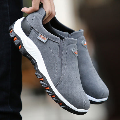 Novos Tênis Casuais Masculinos Ultraleves para Exterior Sapatos Casuais Masculinos de Tamanho Grande Design de Peça Única para Calçar Rápido e Fácil