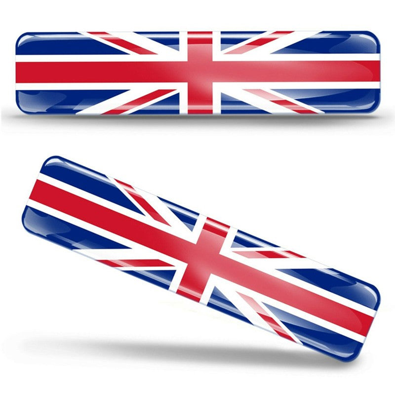 3D Reflective National Flag Sticker Motorcycle Accessories Car Decal British Italy USA France Russia Spain Brazil Chile ukraine