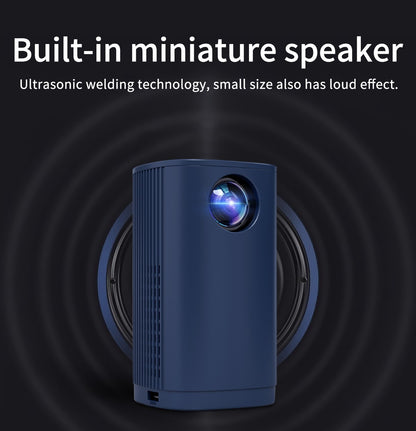 Smart Projector WIFI Mini Portable Home Theater Mobile Phone Same Screen Projector Support 4K LED Home Video Projector &Speaker