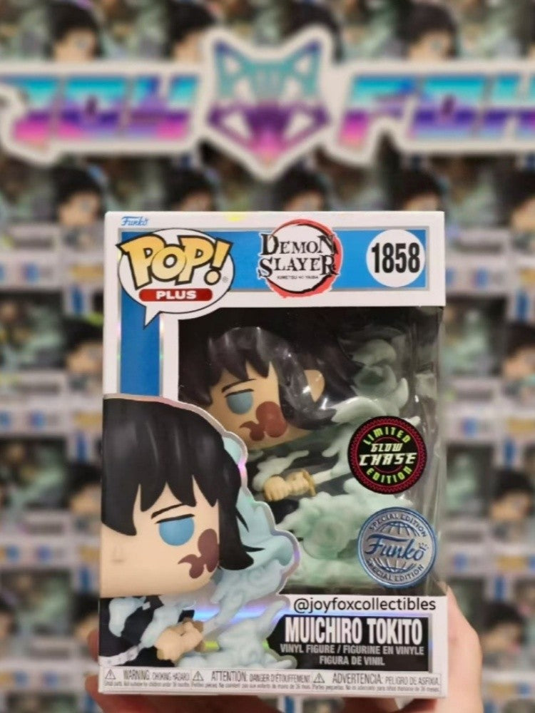 Funko Pop Muichiro Tokito Boneco de Ação Anime Demon Slayer Série Kochou Shinobu Modelo Edição Limitada Coleção Presentes Originais
