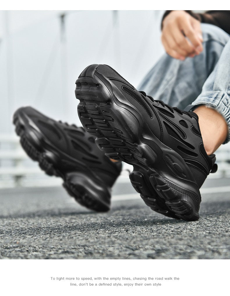 Tênis Masculino de Caminhada Esportiva de Alta Qualidade, Tamanho Grande 48, Plataforma, Tênis Casual Masculino, Tênis Moderno para Uso Externo