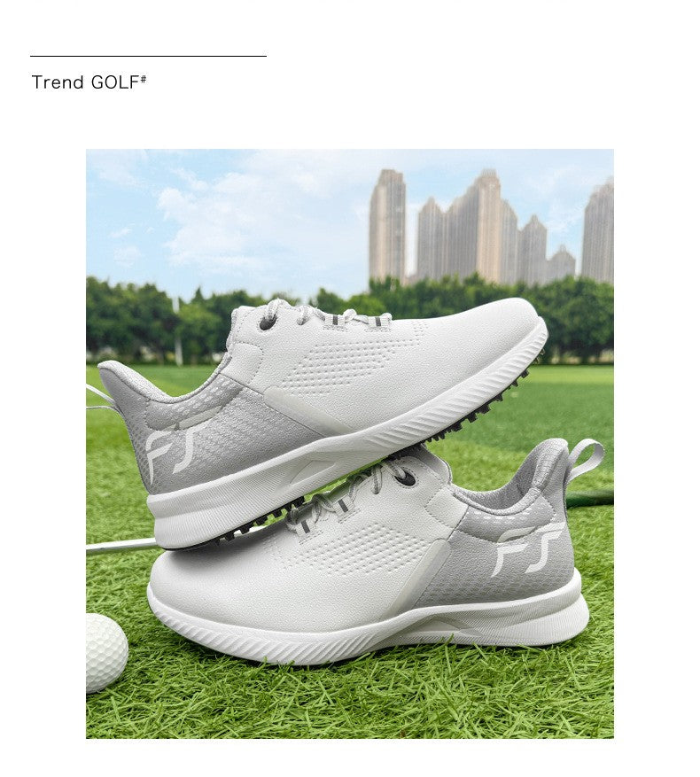 New Golf Shoes Men's Golf Shoes Casual Sneakers Anti-slip Outdoor Training Fitness Breathable Damping Wear-resistant Anti-odor
