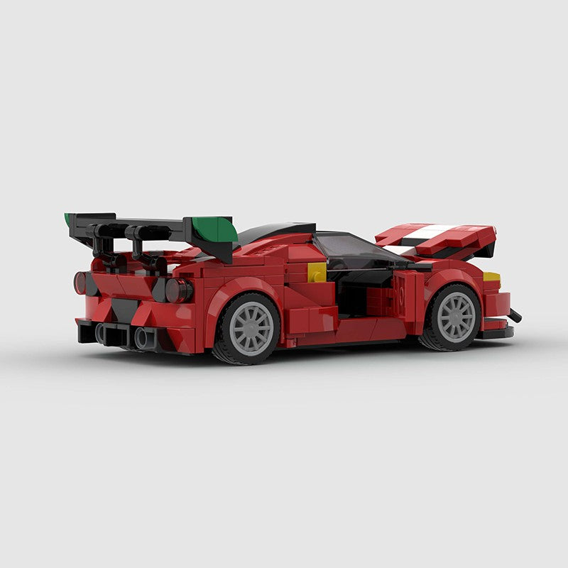 MOC Carro Esportivo de Corrida Veículo Cidade Speed Racer Modelo Técnico Blocos de Construção Tijolos Supercarro F1 Brinquedos Infantis Presentes para Meninos NSX