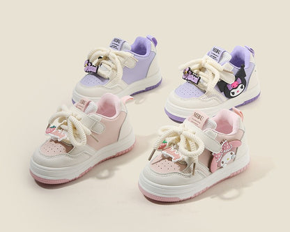 2025 Children's Casual Shoes Girls Comfortable Board Shoes Breathable Non Slip Running Shoes Sneakers