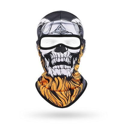 Quick-Dry Skull Face Mask - Breathable Sun Protection for Cycling & Outdoor Sports