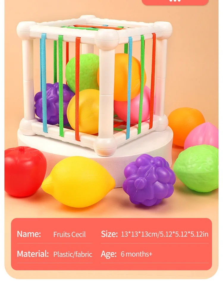 7Pcs Kids Educational Cube Shape Matching Stacking Learning Toys Educational Play Games Baby Toys
