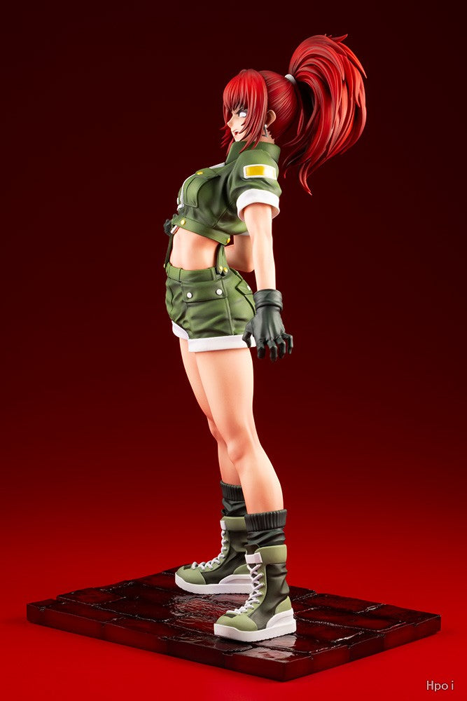 ?Pre Sale?Kotobukiya SNK Bishoujo The King of Fighters '97 Leona Heidern 1/7 Awakened Version Model Anime Toys