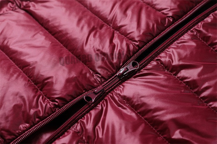 Women Ultra Lightweight Packable Long Puffer Jacket 2023 New Autumn Winter Warm Hat Detachable Hooded Female Coat Parka 5XL 7XL