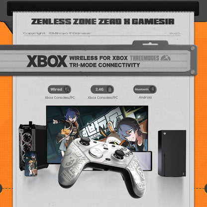 GameSir G7 Pro Zenless Zone Zero Wireless Xbox Game Controller – Charging Dock, TMR Joytick, Hall Effect Trigger, Gyroscope