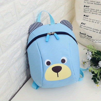 Urso 1-3 Anos Mochila Escolar Anti-perda Porquinho Desenho Animado Meninos e Meninas Creche Ensino Fundamental e Médio