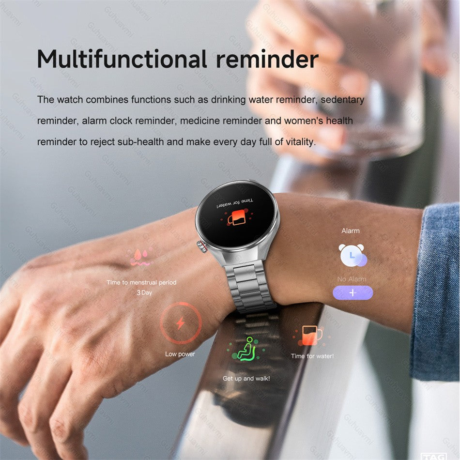 2025Novo Para moda G5 Pro Smart Watch Masculino Tela AMOLED HD GPS Trajetória de movimento Frequência cardíaca Chamada Bluetooth 1,75" SmartWatch IP68