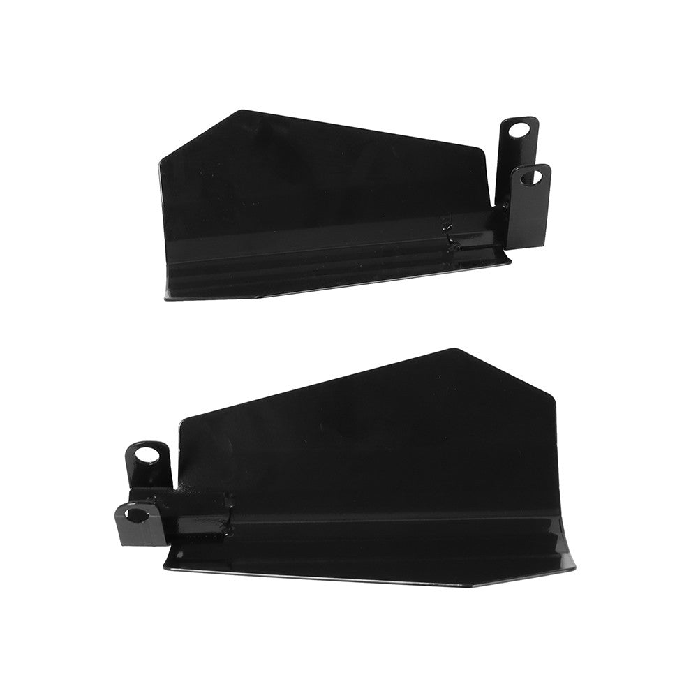 Par de Protetores de Mão de Motocicleta Sombra Preta com Corte de Caixão para Harley Sportster XL Dyna Baggers Proteção Contra Vento e Queda