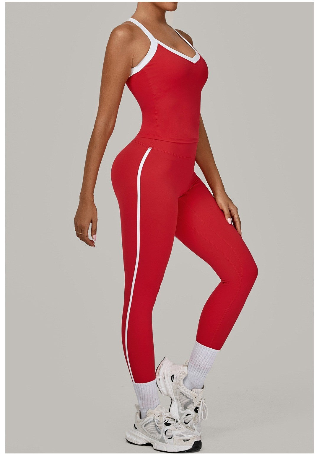 Yoga Suit Sports Fitness High Waist Peach Hip Tight Removable Padding Sports Bra Outfit Running Workout Clothes Gym Leggings Set
