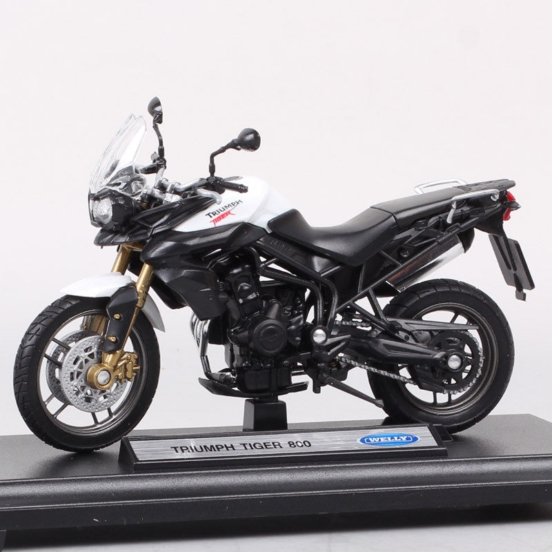 1/18 Escala Welly Triumph Tiger Explorer 800 Sprint RS Bonneville Daytona Trophy Thruxton 1200 Moto Diecast Modelo Brinquedo