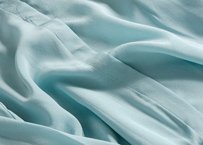 2025 Spring New Women's Silk Shirt Women's Long Sleeve 100% Mulberry Silk Blouse 16 MM White-collar OL Style Shirts For Women