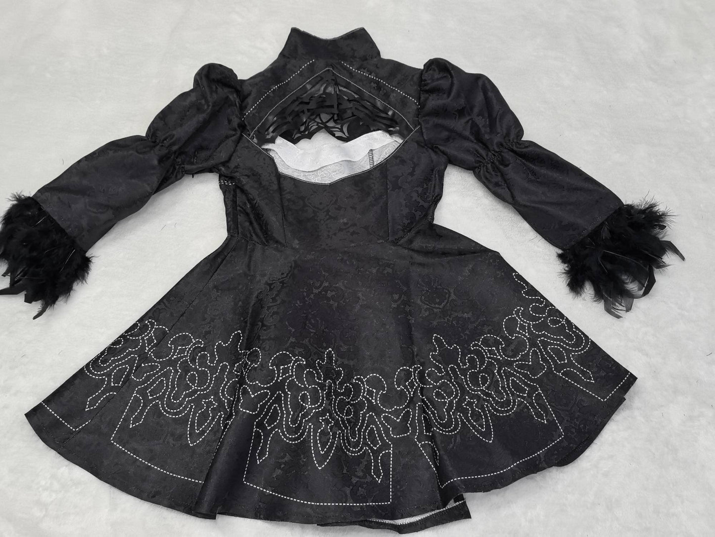 Anime Nier Automata Cosplay 9S Yorha 2B Cosplay Suit Male Women Outfit Wig Disguise Costume Plus Size Fancy Party Black Dress