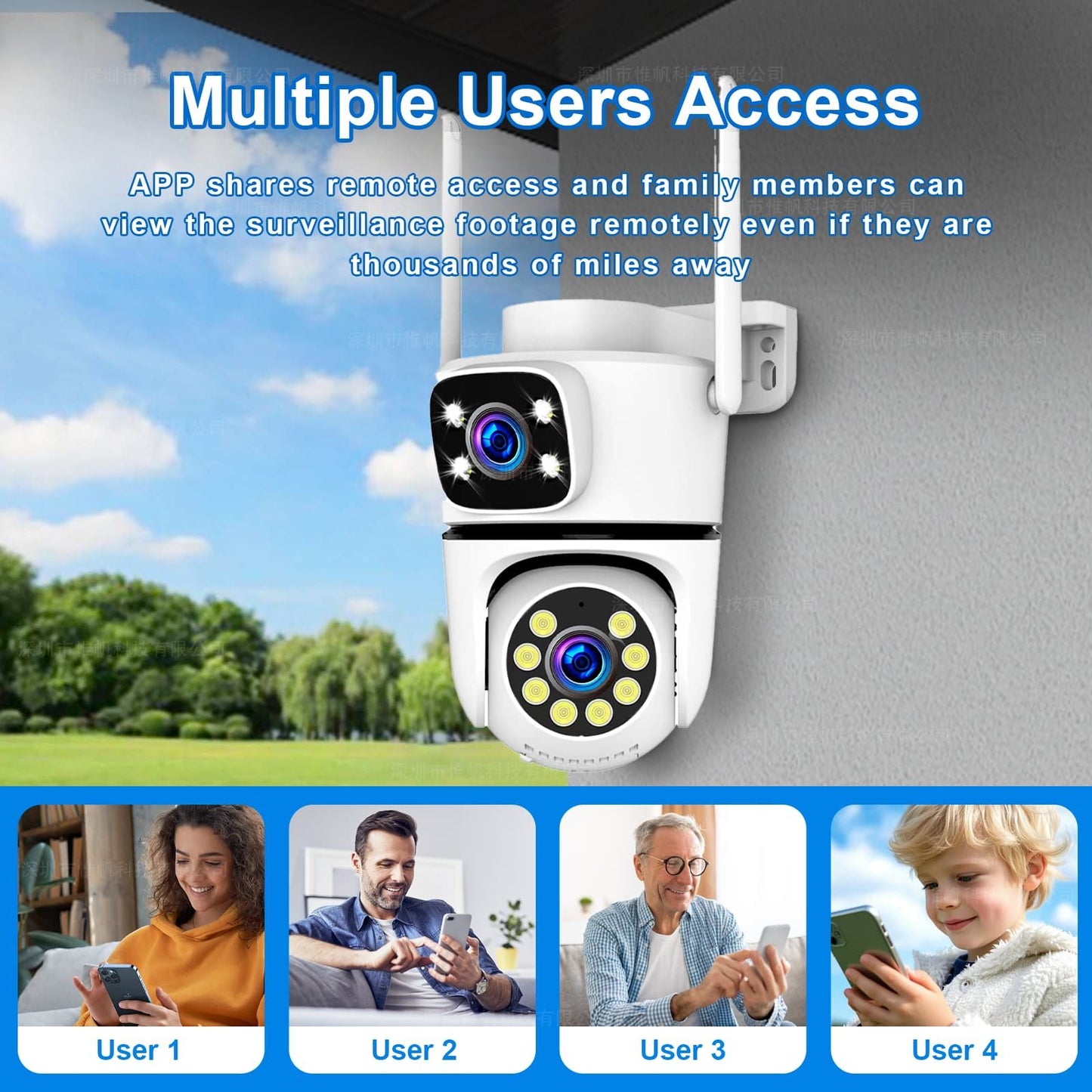 Câmera IP WIFI Tuya 5K 10MP Externa 5G Wifi Câmera PTZ de Lente Dupla Onvif Vigilância CCTV Rastreamento AI Alexa/Câmera de Segurança Goggle