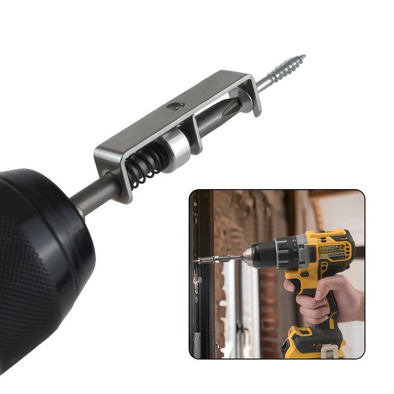 1/2 Peças Porta-Parafusos Magnético com Mola Anti-Queda Bit Ergonômico Operação com Uma Mão para Eletricistas Mecânicos Ferramentas Elétricas DIY