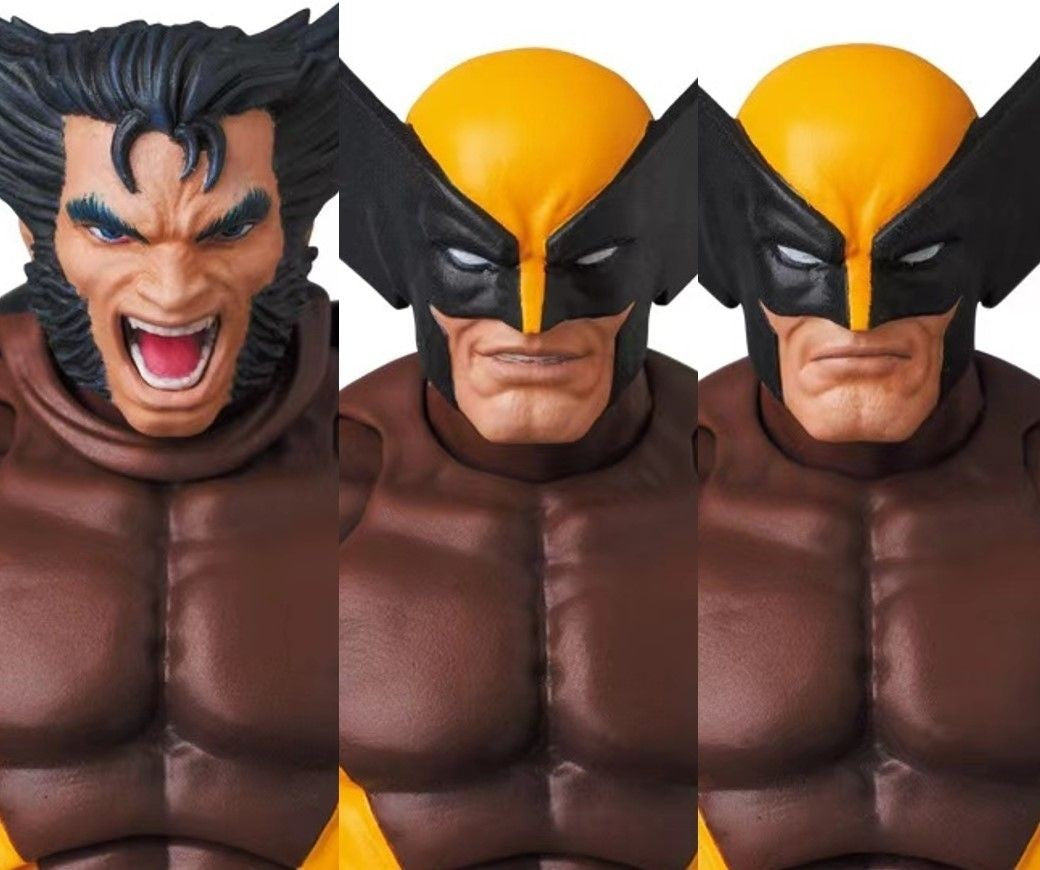 New CT Toys Mafex 96 Wolverine Boneco Marrom Quadrinhos X-Men Boneco de Ação Mafex 138 Shf Anime Estatueta Modelo Ko Brinquedo Presentes