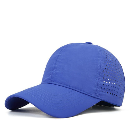 Boné de beisebol SLECKTON personalizado com logotipo bordado, secagem rápida para proteção no verão, design respirável e à prova d'água, estampa de imagem DIY