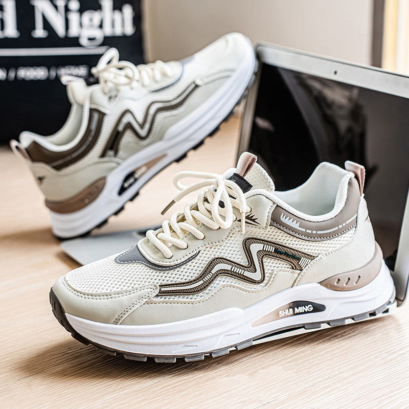 Men's Breathable Running Shoes Anti-skid Athletic Sneakers 2025 Casual Shoes Walking Shoes Lightweight Trendy Casual Sports Shoe