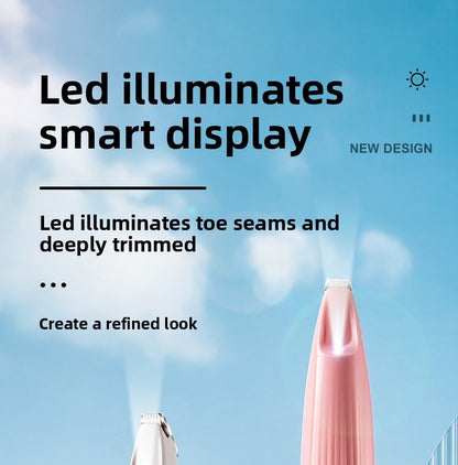 Máquina de Tosa Profissional para Cães e Luz LED Display LCD Lâmina de 18mm para Aparar Patas Baixo Ruído Aparador de Pelos de Pet sem Fio