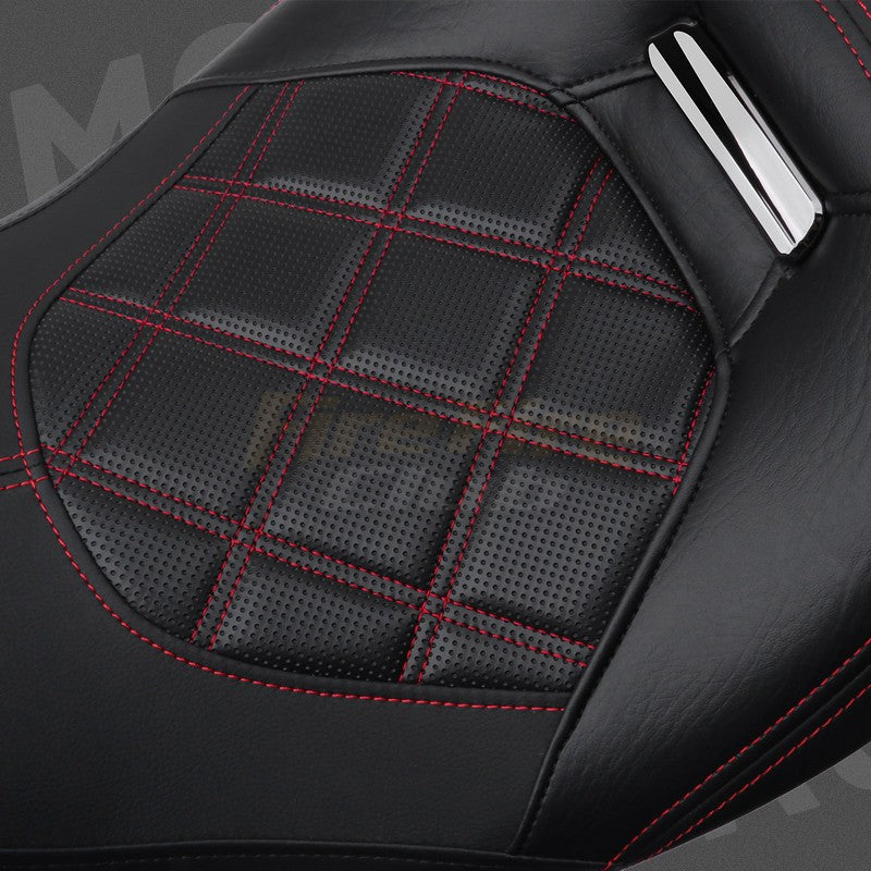 Assento Traseiro Dianteiro para Passageiro de Motocicleta para Harley Touring Electra Glide CVO Street Glide Road King 2009-2022