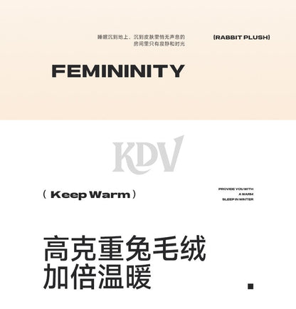 Solid Color Thick Faux Rabbit Fur Mattress Cover Autumn Winter Warm Velvet Mattress Protector Fluffy Soft Plush Fitted Bed Sheet