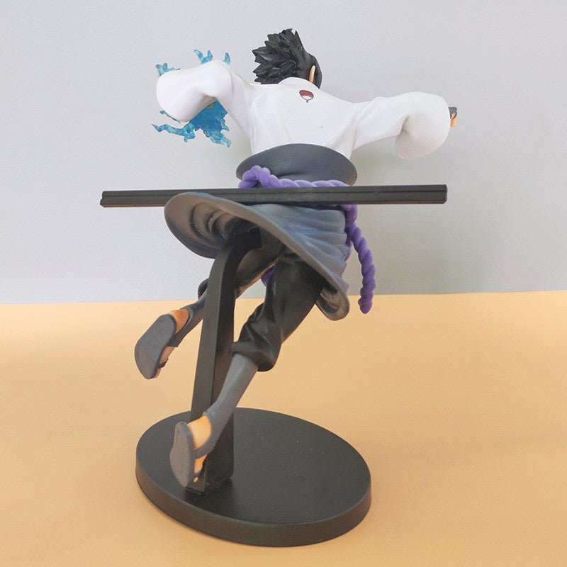 Brinquedos de Anime Naruto Sasuke Boneco de Ação 20CM Desenho Animado Uchiha PVC Coleção Estatueta Decoração de Mesa Modelo Bonecas Presentes de Aniversário