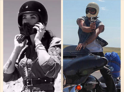 Capacete de motocicleta retrô japonês cruise ponta de vidro plástico reforçado com fibra capacete de motocicleta integral