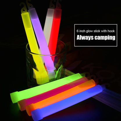 1/5/10PCS Fluorescence Glow Stick Military Glow Light Sticks with Hook Outdoor Emergency Glow In The Dark Party Light Sticks