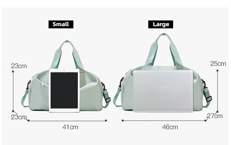 Women Gym Bag Sports Travel Dry Wet Bag Handbags Multifunction Swimming Tote Shoulder Weekend Fitness Duffle Yoga Shoes Daypack