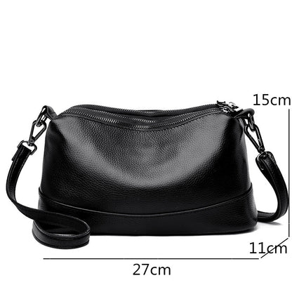 New Fashion Women Genuine Leather Handbags Women's bags Designer Female Shoulder Bags Luxury Brand Cowhide Ladies Messenger Bag