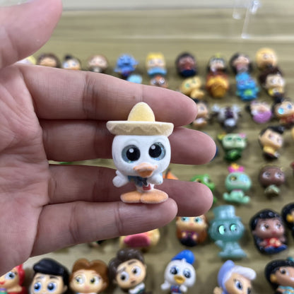 Anime Disney Doorables Kawaii Boneca Olhos Grandes Mickey Buzz Lightyear Bonecos de Ação Modelo Brinquedo Colecionável Desenho Animado Presentes Infantis